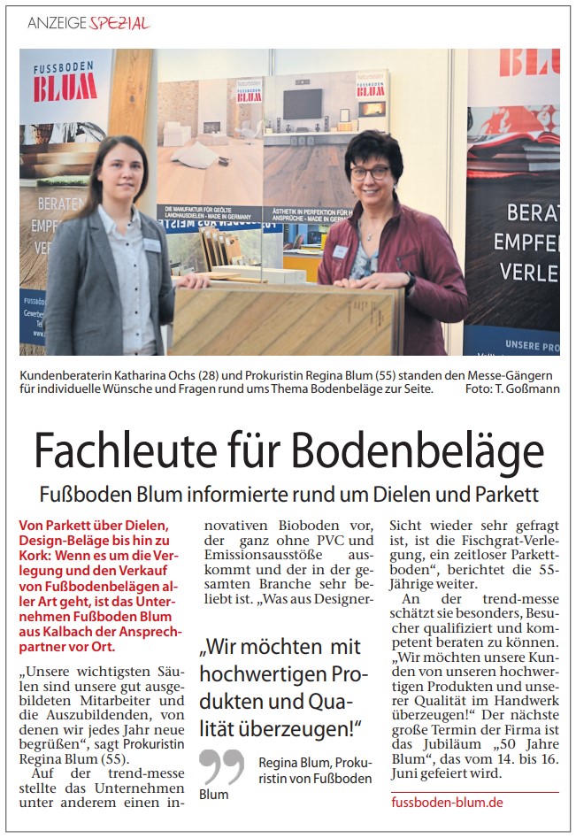 Erfolgreiches Wochenende auf der Trendmesse 2019